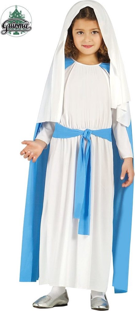 Maria Kostuum | Heilige Maagd Maria | Meisje | 5 - 6 jaar | Kerst | Verkleedkleding